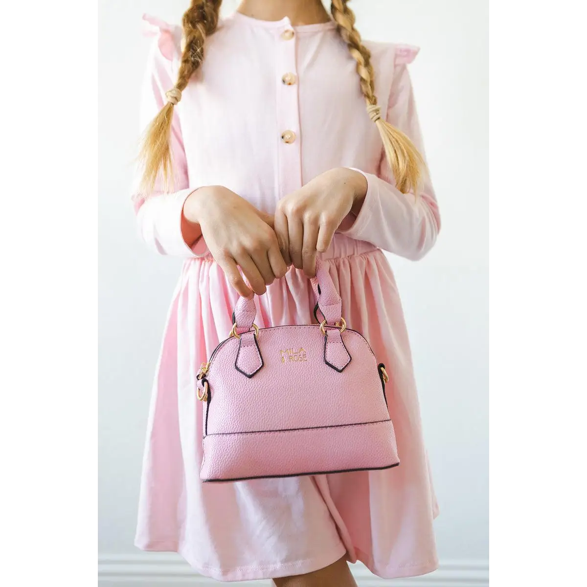 Girl’s Crossbody Purse - Bubblegum Pink - Mila & Rose ®