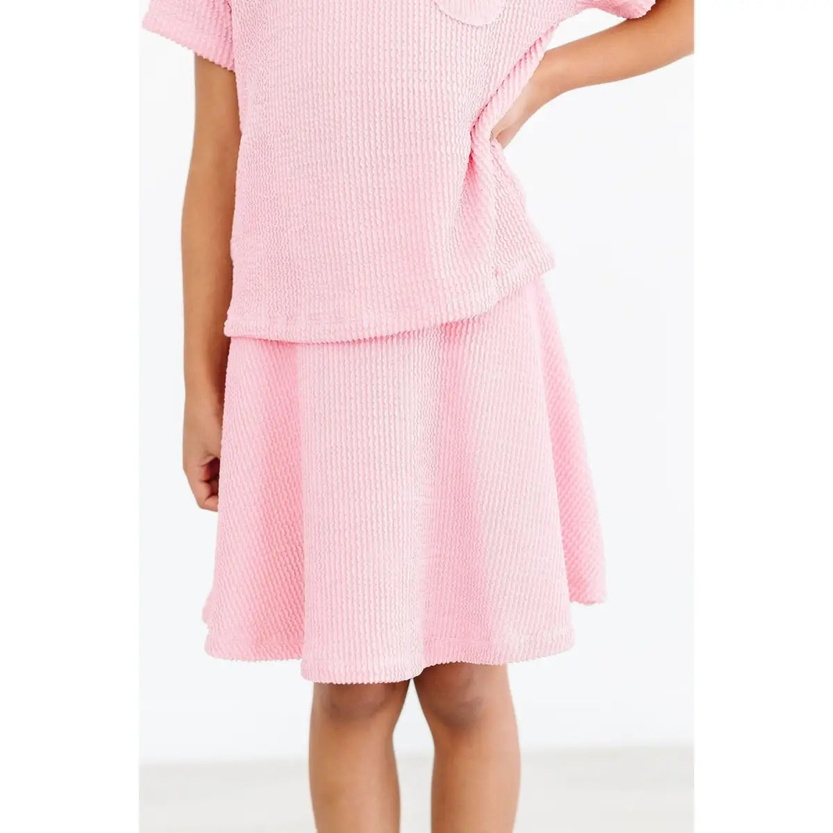 Bubblegum Pink Scrunchy Twirl Skort - Mila & Rose ®