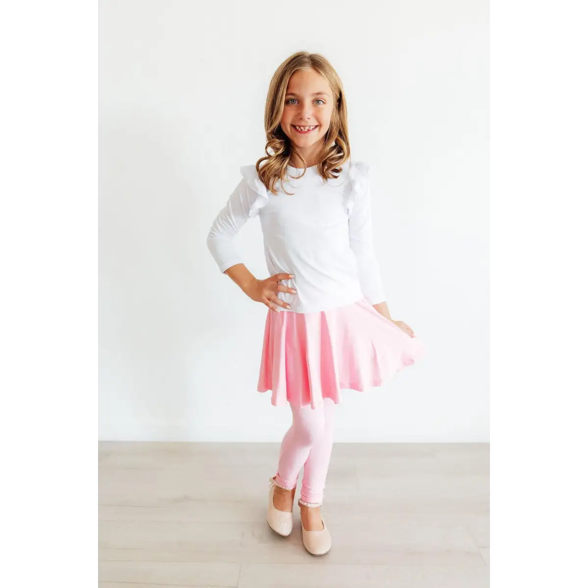 Twirl Skirt with Leggings - Bubblegum Pink - Mila & Rose ®