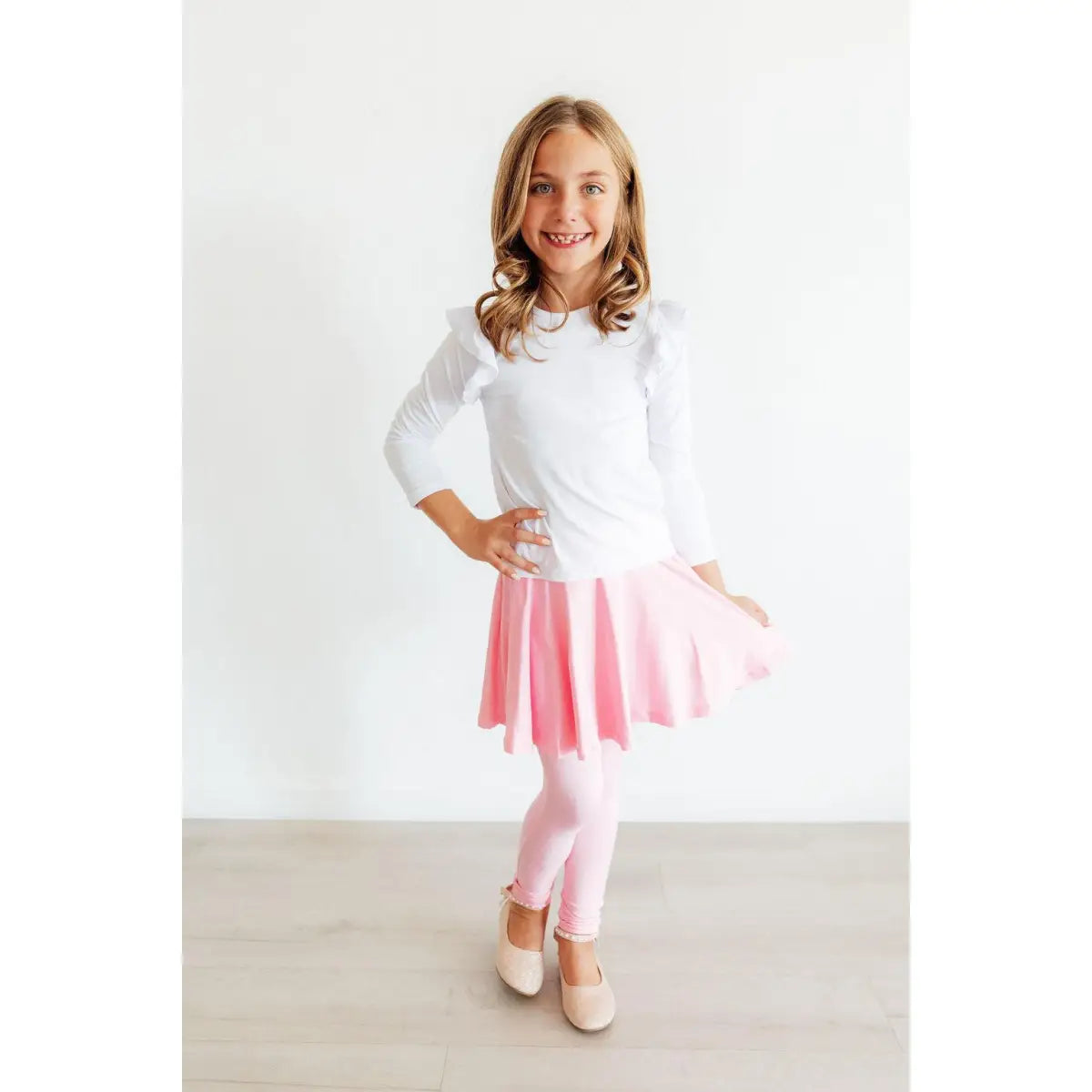 Twirl Skirt with Leggings - Bubblegum Pink - Mila & Rose ®