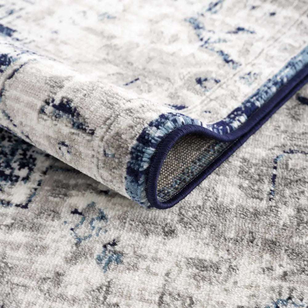 Buenaventura Navy Area Rug - Boutique Rugs