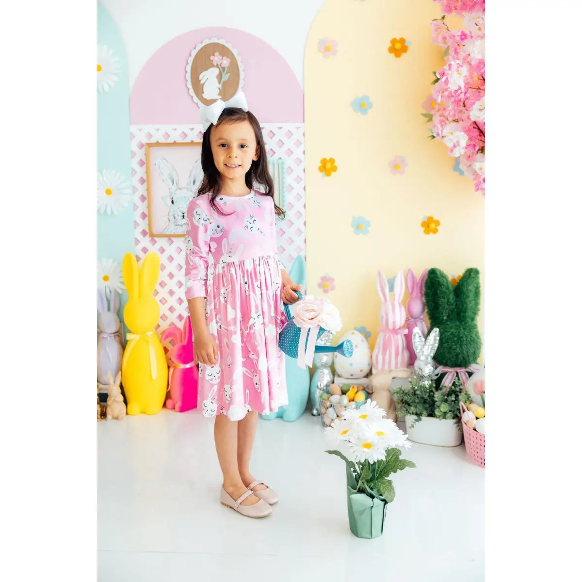 Pocket Twirl Dress - Bunny Love - Easter - Mila & Rose ®