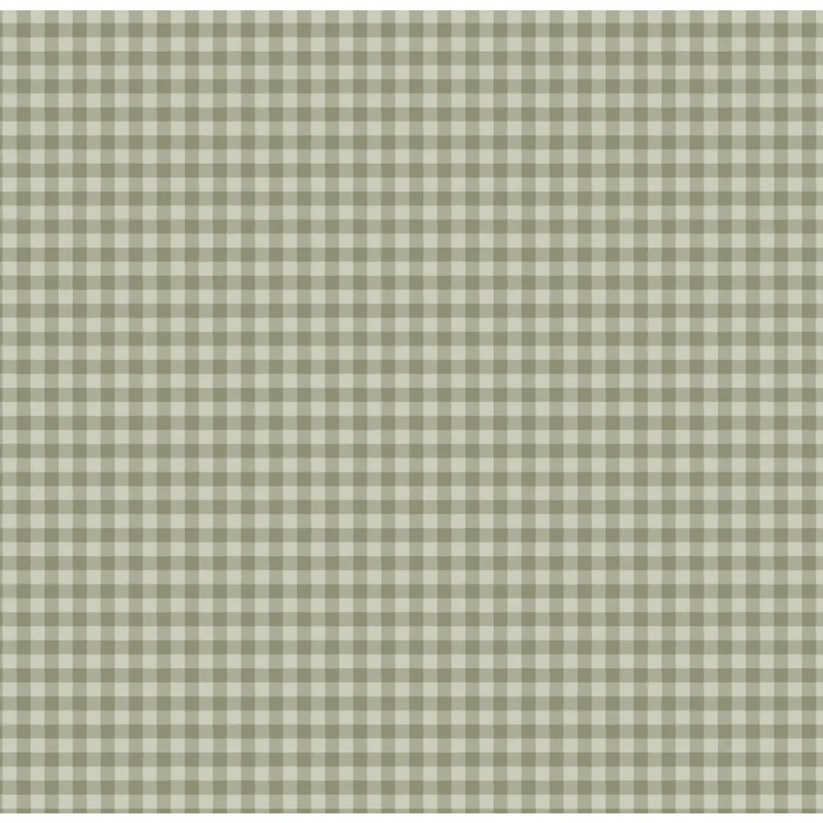 Burke Wallpaper - Gingham Check - by Melissa Dayton Art - Sample 1 foot by 1 foot / Sage - Loomwell Home Goods