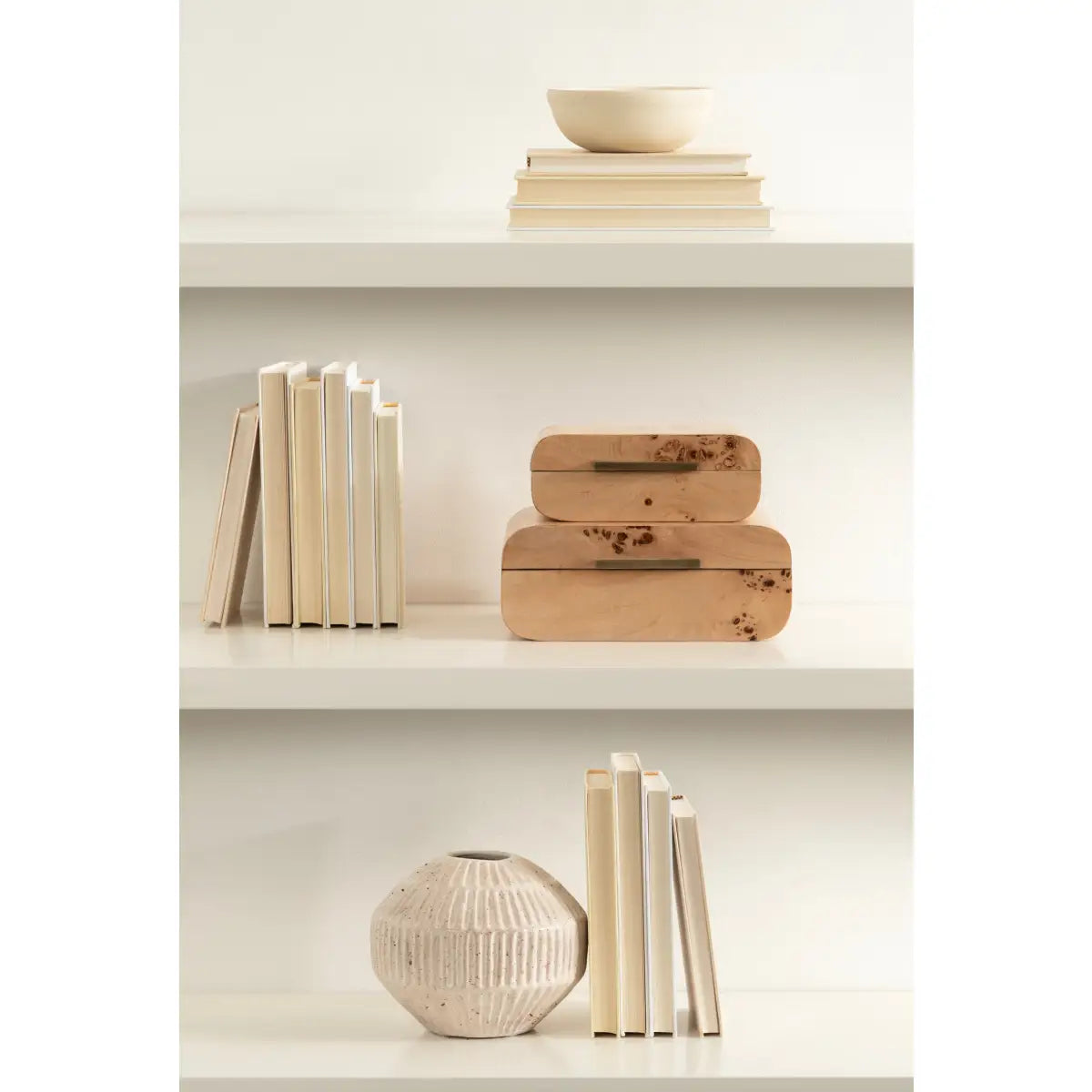 Burlock Burlwood Boxes - Set of 2 - kateandlaurel