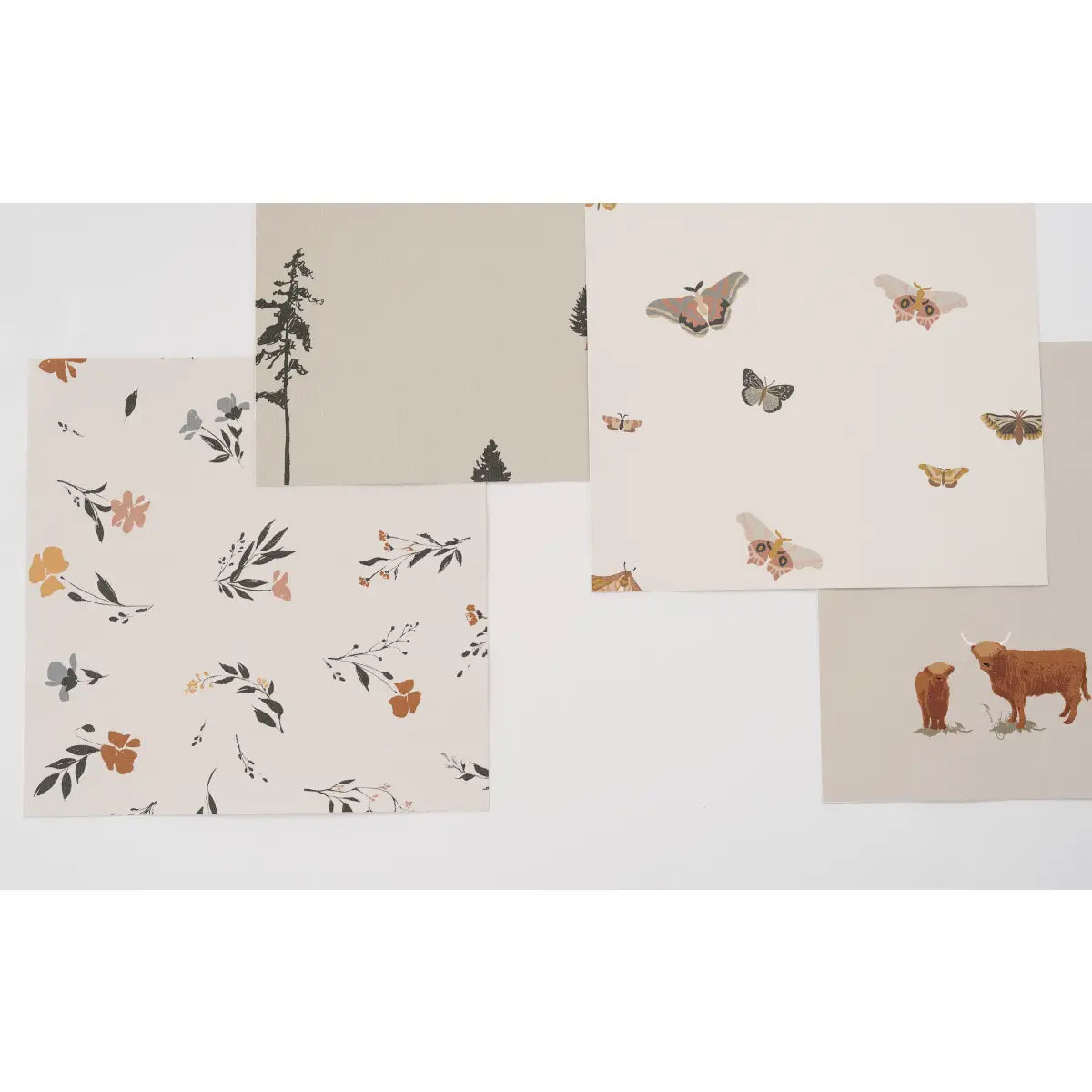 Butterfly Wallpaper - Butterflies in Flight for Baby - by Saranoni - Loomwell Home Goods