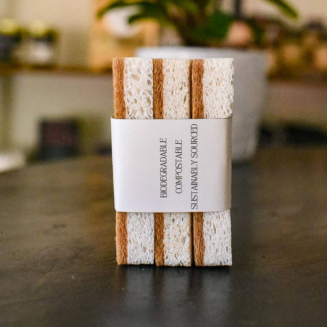 All Natural Sponges - Set of 3 - Still Magnolia