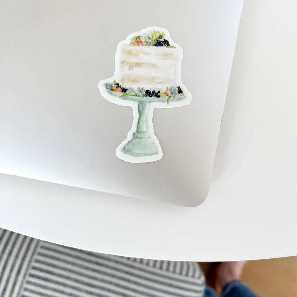 Cake Vinyl Sticker - emily lex studio