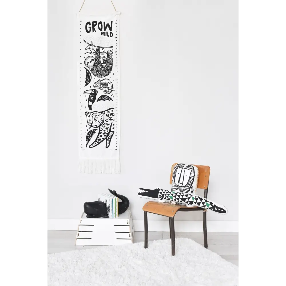 Canvas Growth Chart - Rainforest - Wee Gallery