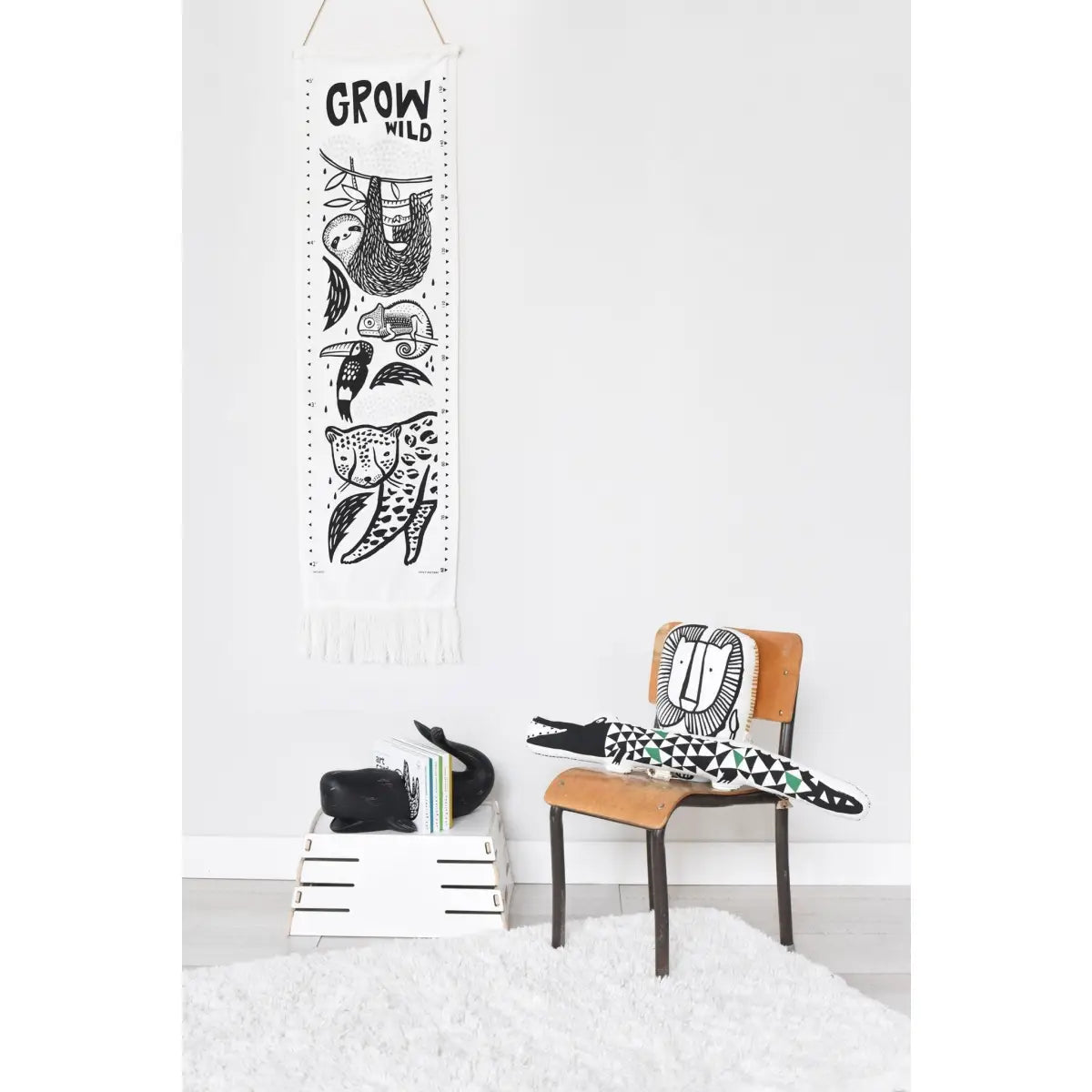 Canvas Growth Chart - Rainforest - Wee Gallery