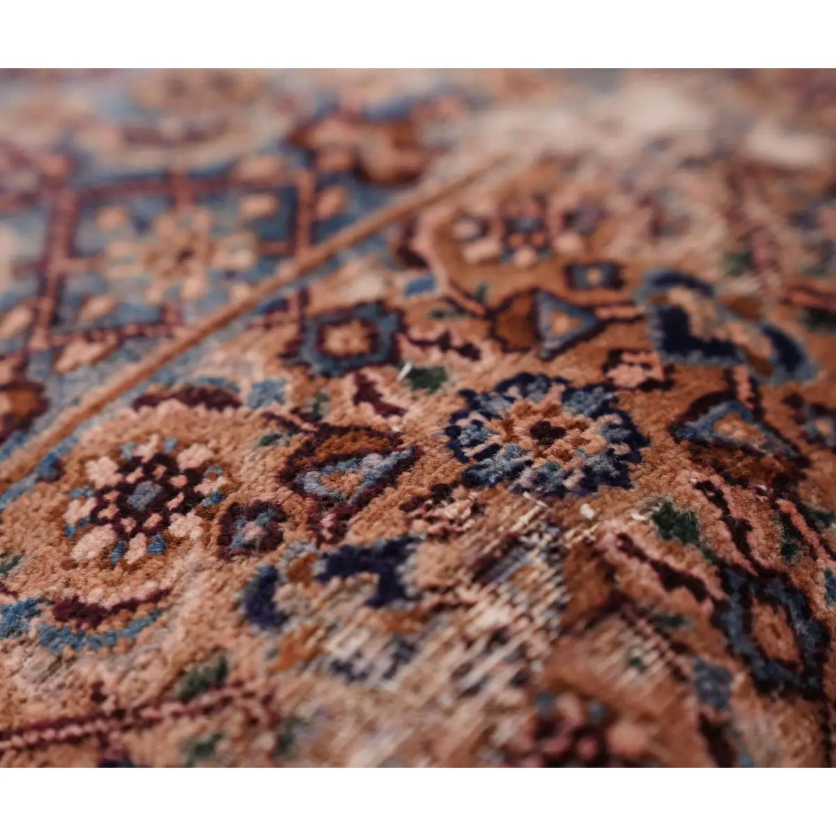 Canvello Antique Rug Light Brown Throw Pillows - 16’’x16’’ - Canvello