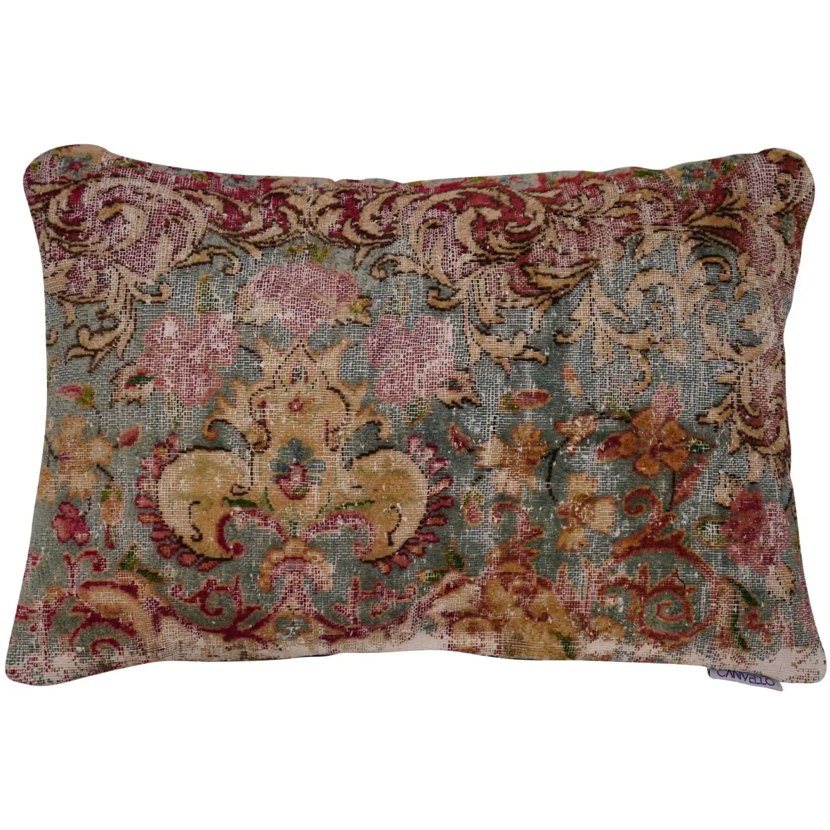 Canvello Antique Rug Organic Wool Pillow - 16’’x24’’ - Canvello