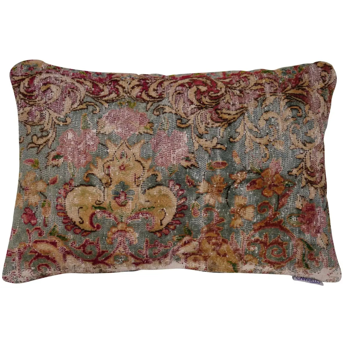 Canvello Antique Rug Organic Wool Pillow - 16’’x24’’ - Canvello