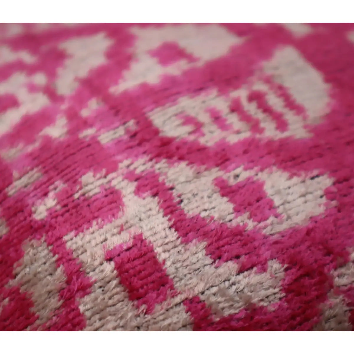 Canvello Decorative Pink Beige Geometric Throw Pillow Down Feather Filled - 16x16 - Canvello