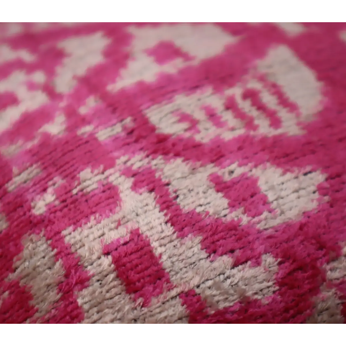 Canvello Decorative Pink Beige Geometric Throw Pillow Down Feather Filled - 16x16 - Canvello