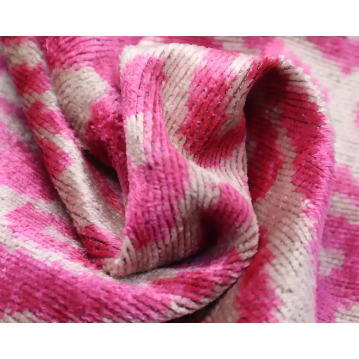 Canvello Decorative Pink Purple Geometric Throw Pillow Down Feather Filled - 16x24 - Canvello