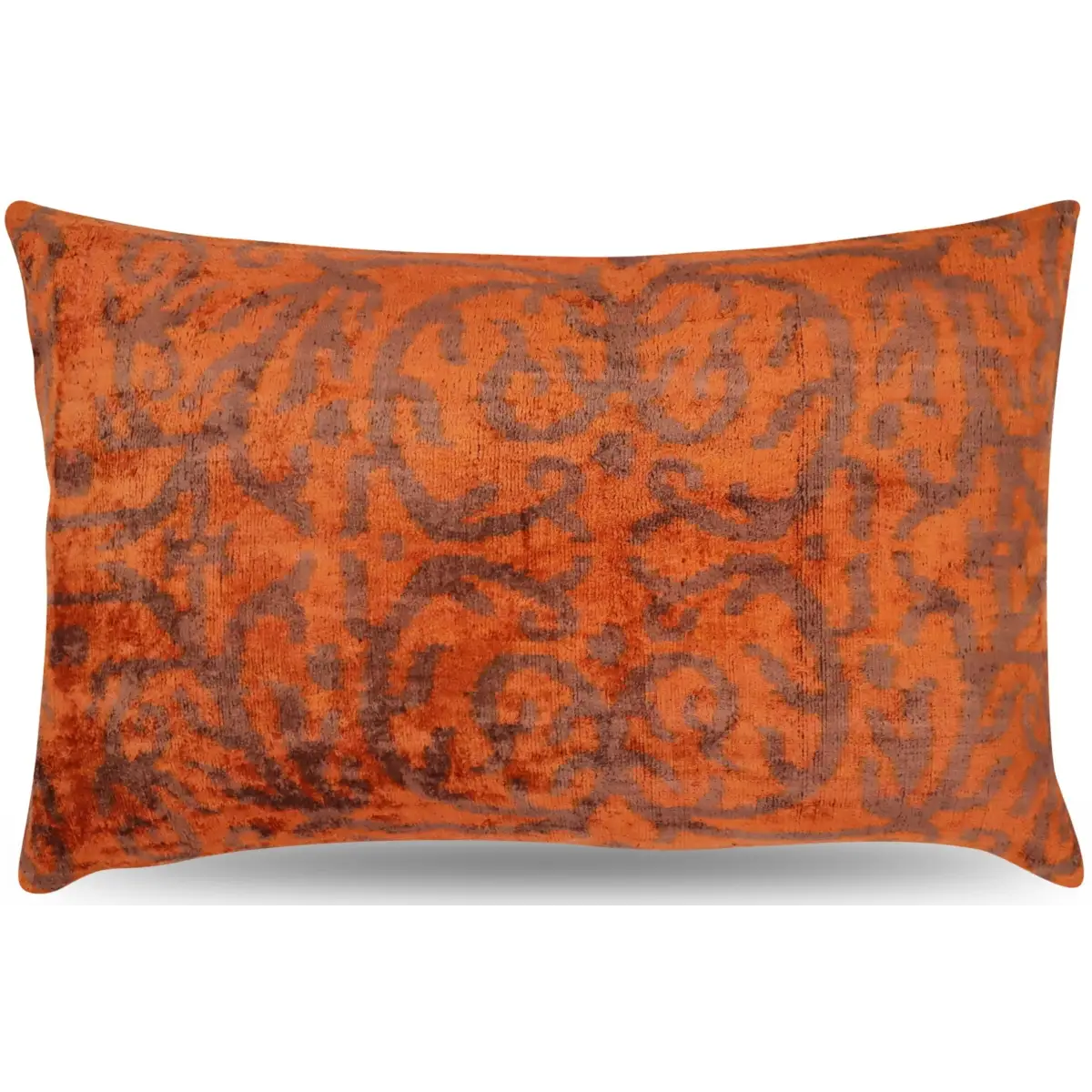 Canvello Decorative Soft Brownish Orange Throw Pillow - 16X24 - Canvello