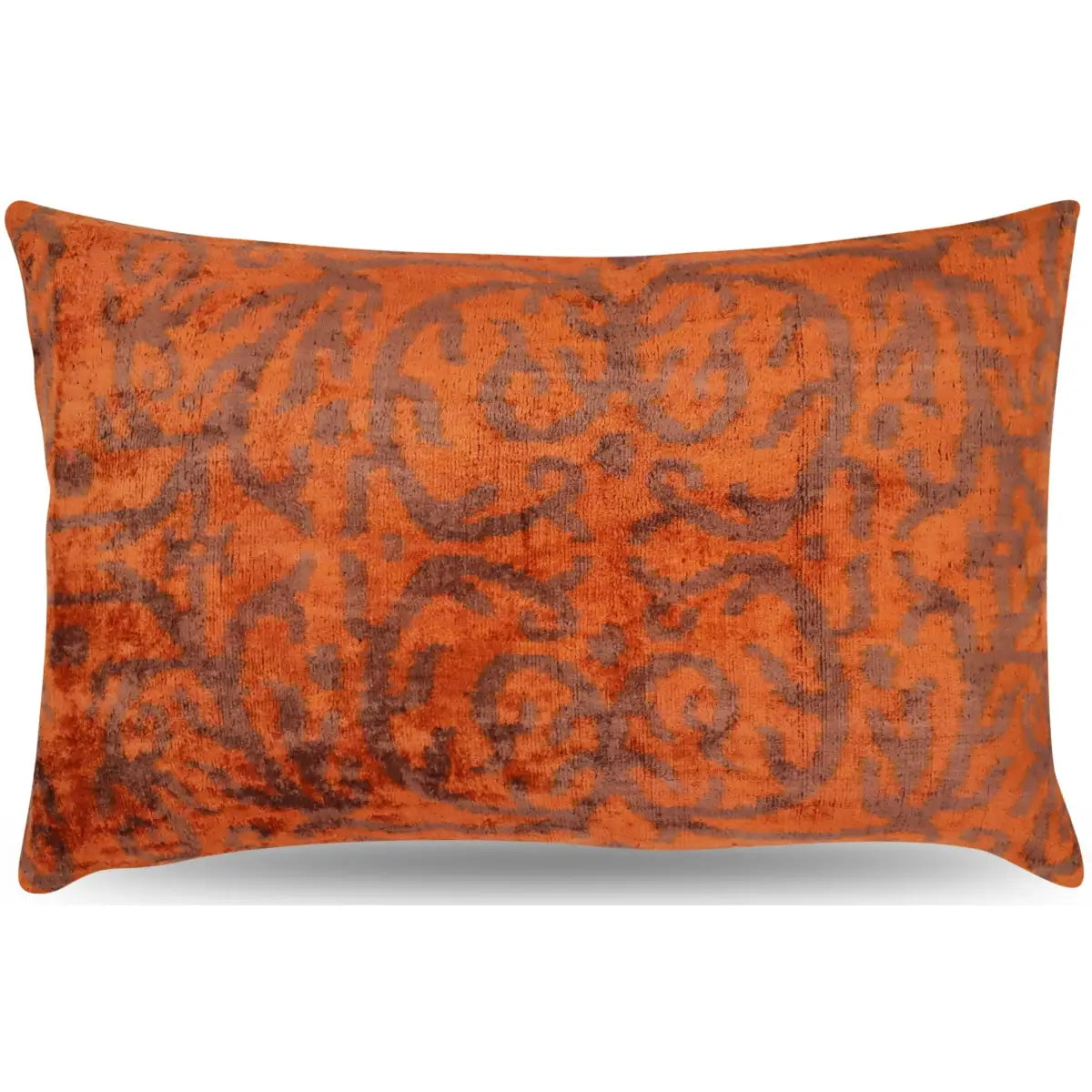 Canvello Decorative Soft Brownish Orange Throw Pillow - 16X24 - Canvello