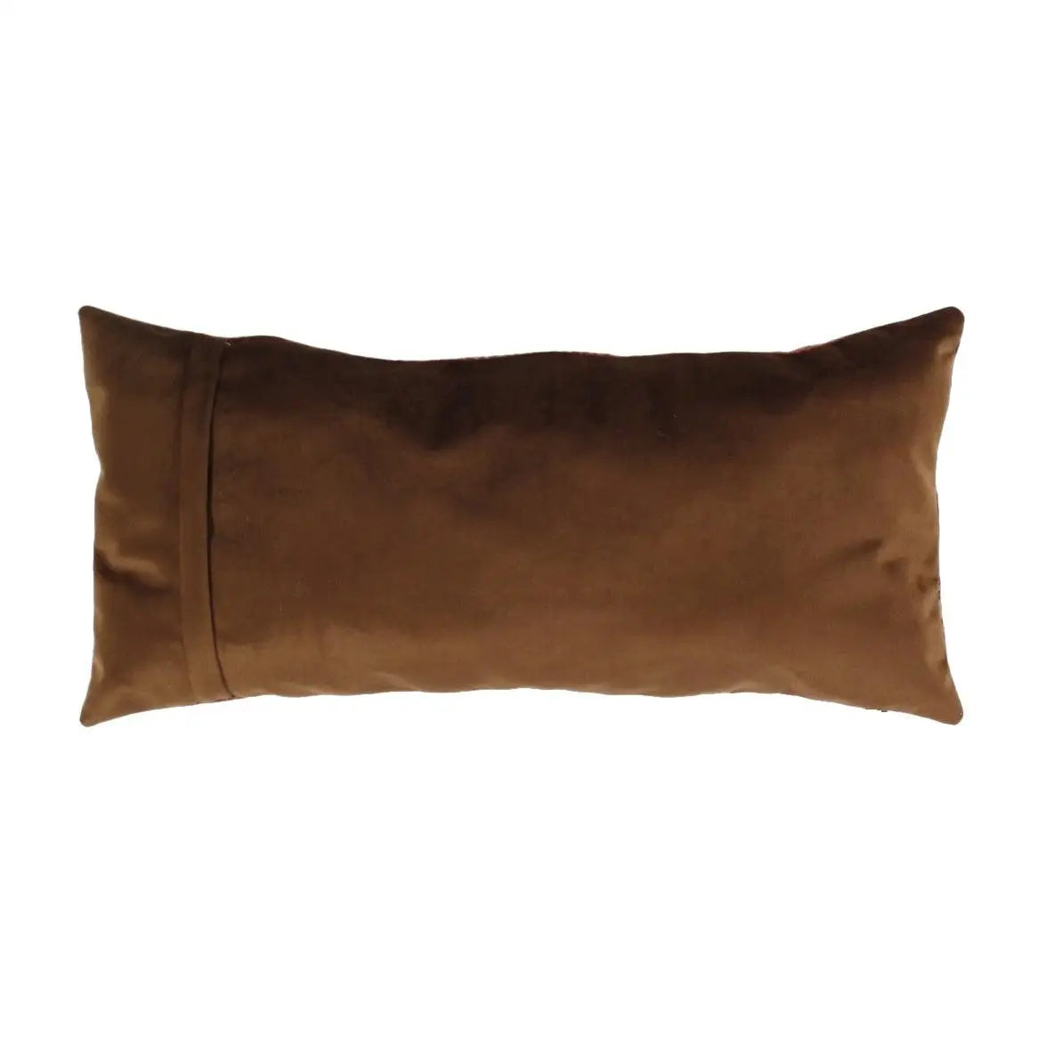 Canvello Decorative Velvet Throw Pillow - 14’’ X 30’’ - Rust / 14’’ X 30’’ - Canvello