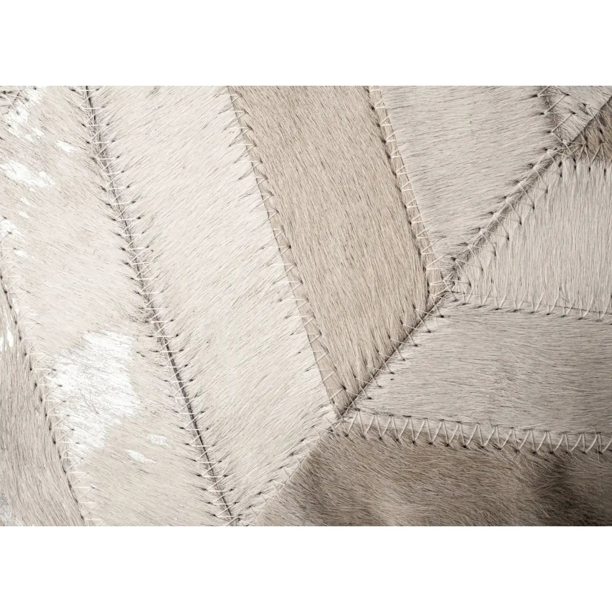 Canvello Genuine Cowhide Leather Decorative Throw Pillows - Handmade Patchwork Boho Accent Pillows For Sofa Couch Bed