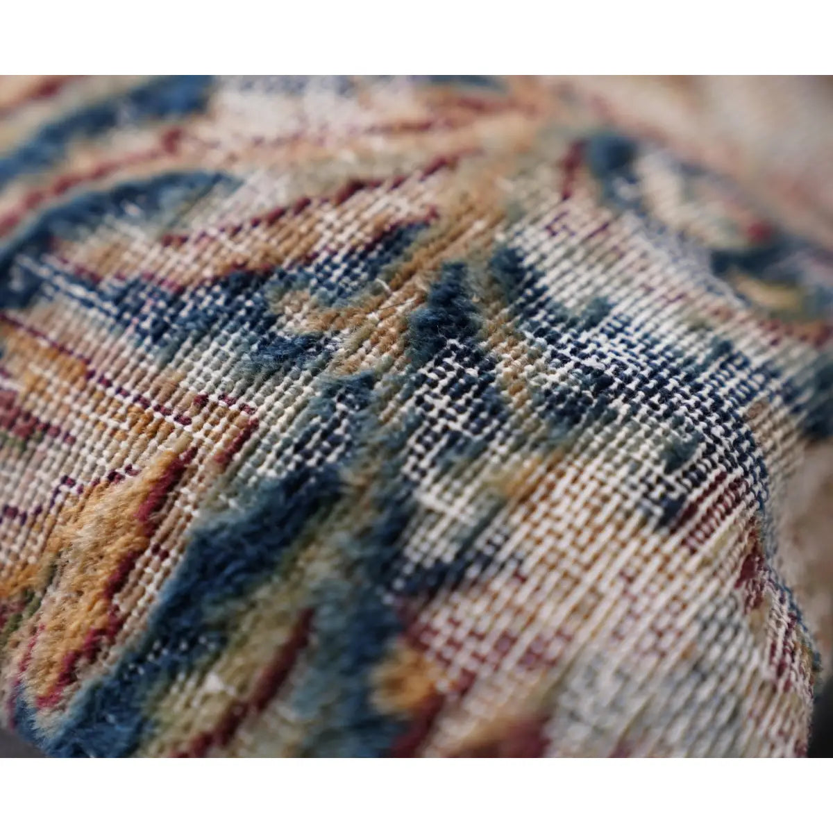 Canvello Handmade Kerman Rug Antique Pillow - 18’’x18’’ - Canvello