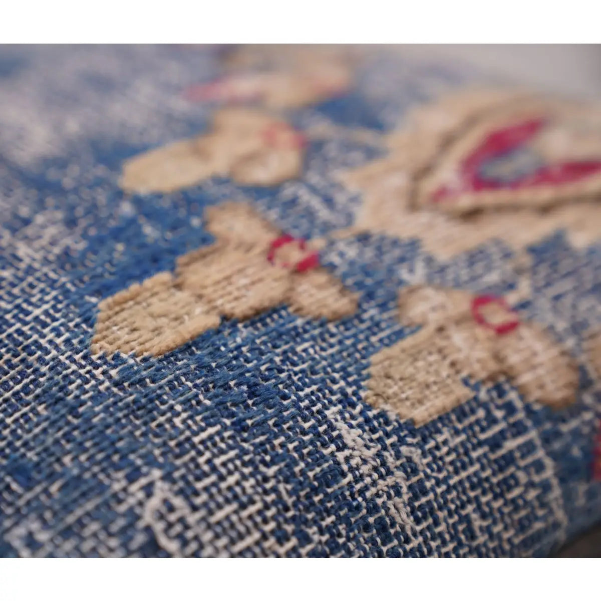 Canvello Kerman Rug Royal Blue Pillows For Couch - 16’’x16’’ - Canvello
