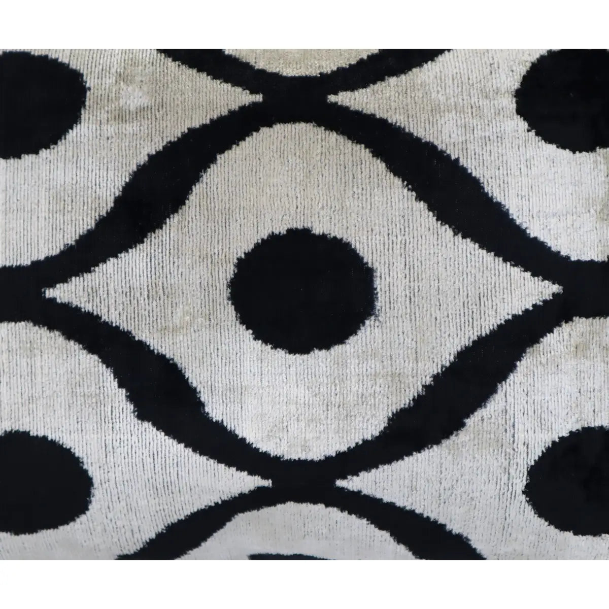 Canvello Luxury Decorative Black White Throw Pillow | 16 x 24 in (40 x 60 cm) - Canvello