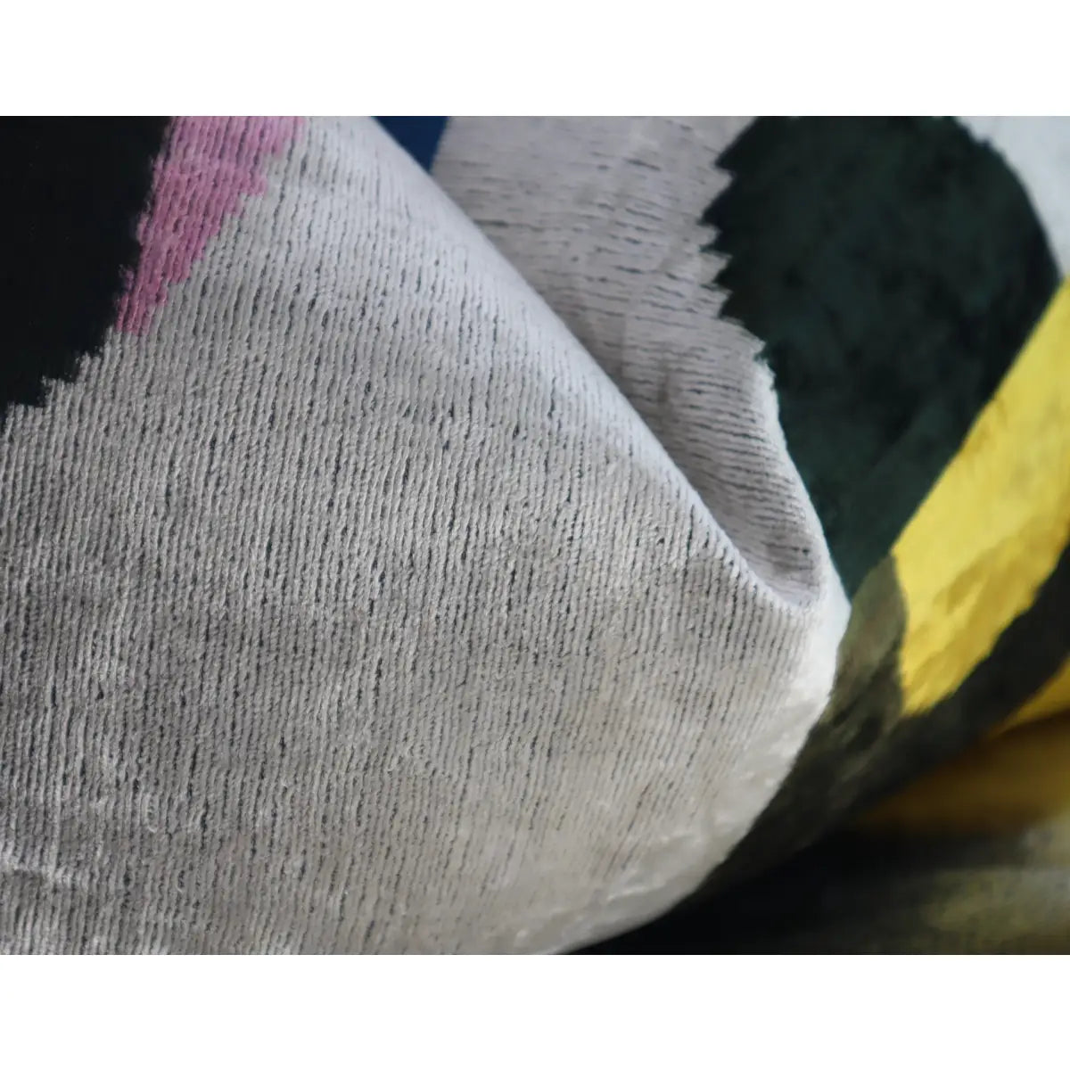 Canvello Silver Black Gold Handmade 16x24 Silk Velvet Pillow Organic Veg Dyed Down/Feather Filled - Canvello