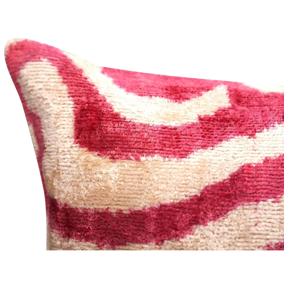 Canvello Tiger Print Pinkish Red Throw Pillows - 16x16 inch - Canvello