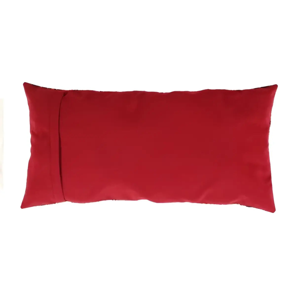 Canvello Traditional Design Velvet Pillow - 15’’ X 30’’ - Red / 15’’ X 30’’ - Canvello