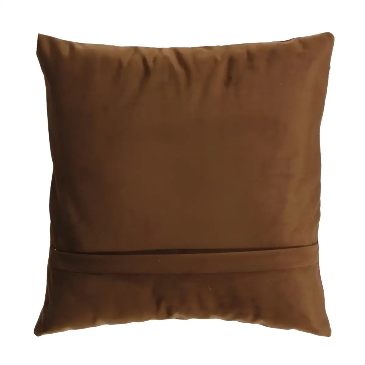 Canvello Traditional Design Velvet Pillow - 20’ X 20’ - Red / 20’ X 20’ - Canvello