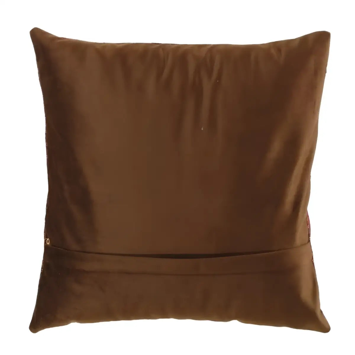 Canvello Traditional Design Velvet Pillow - 20’ X 20’ - Rust / 20’ X 20’ - Canvello