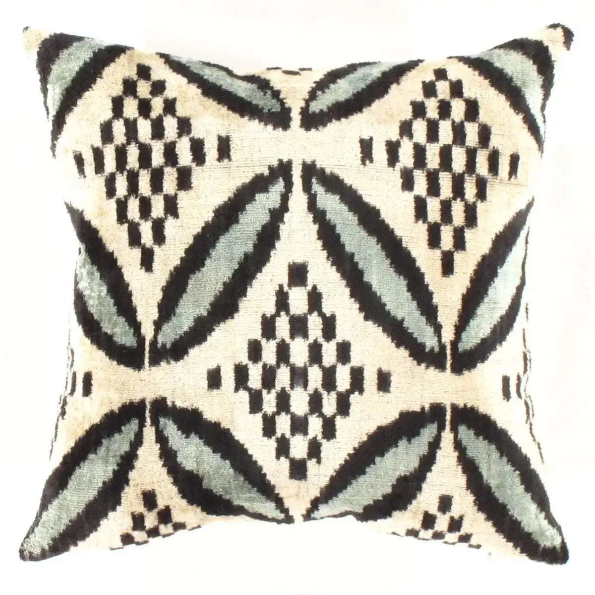 Canvello Turkish Beige And Black Throw Pillows - TI 80 - Gray Beigey / 16’’X24’’ - Canvello