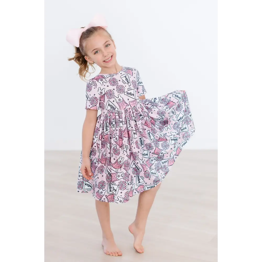 Cheer S/S Pocket Twirl Dress - Mila & Rose ®