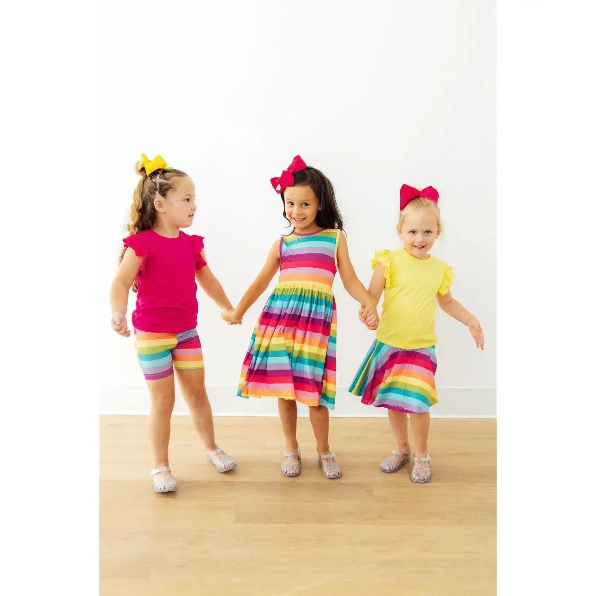 Tank Twirl Dress - Cheerful Rainbow Stripes - Mila & Rose ®