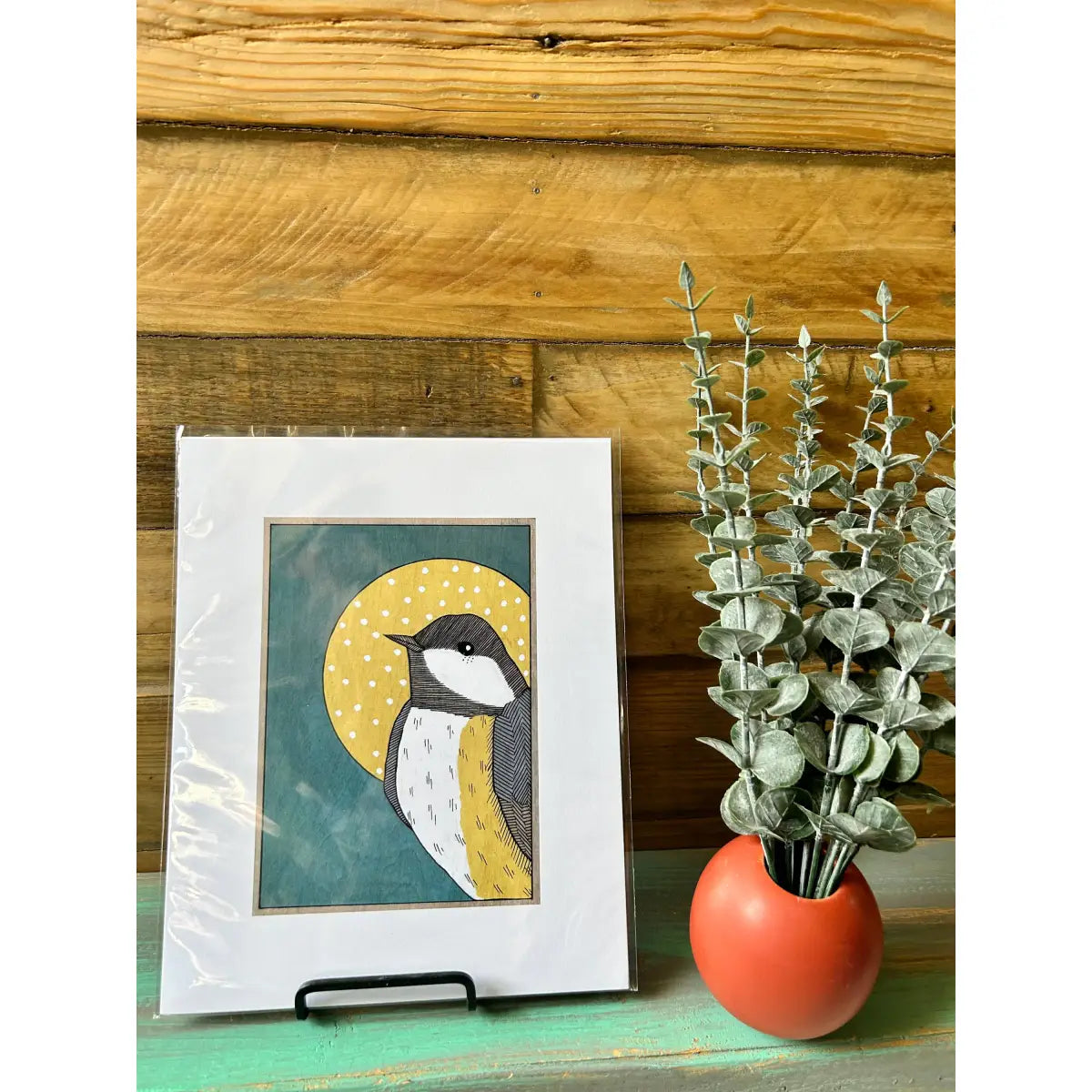Chickadee Profile Art Print - Dear Darlington