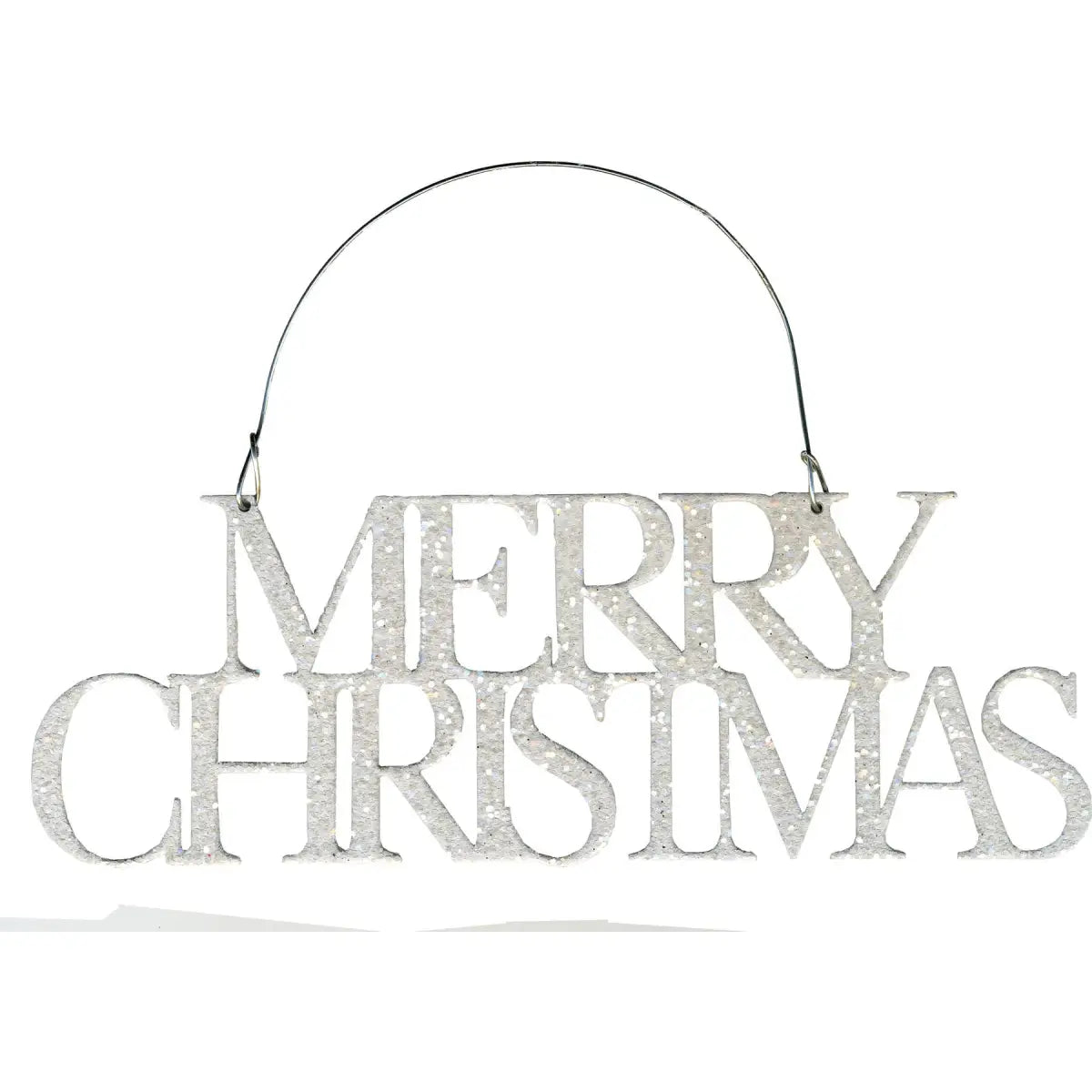 Christmas Ornament - Merry Christmas Glitter - Primitives by Kathy