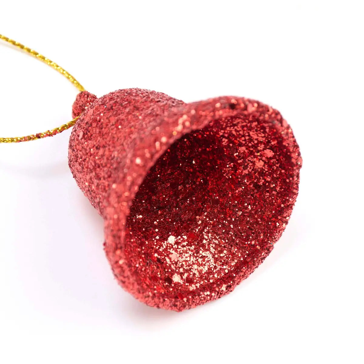 Christmas Ornament Set - Red Mini Bells - Primitives by Kathy
