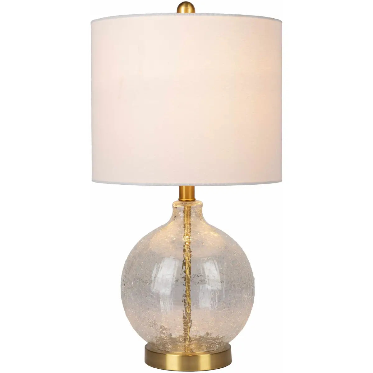 Ciel Contemporary Glass Textured Table Lamp - 24’’H x 12’’W x 12’’D - Boutique Rugs