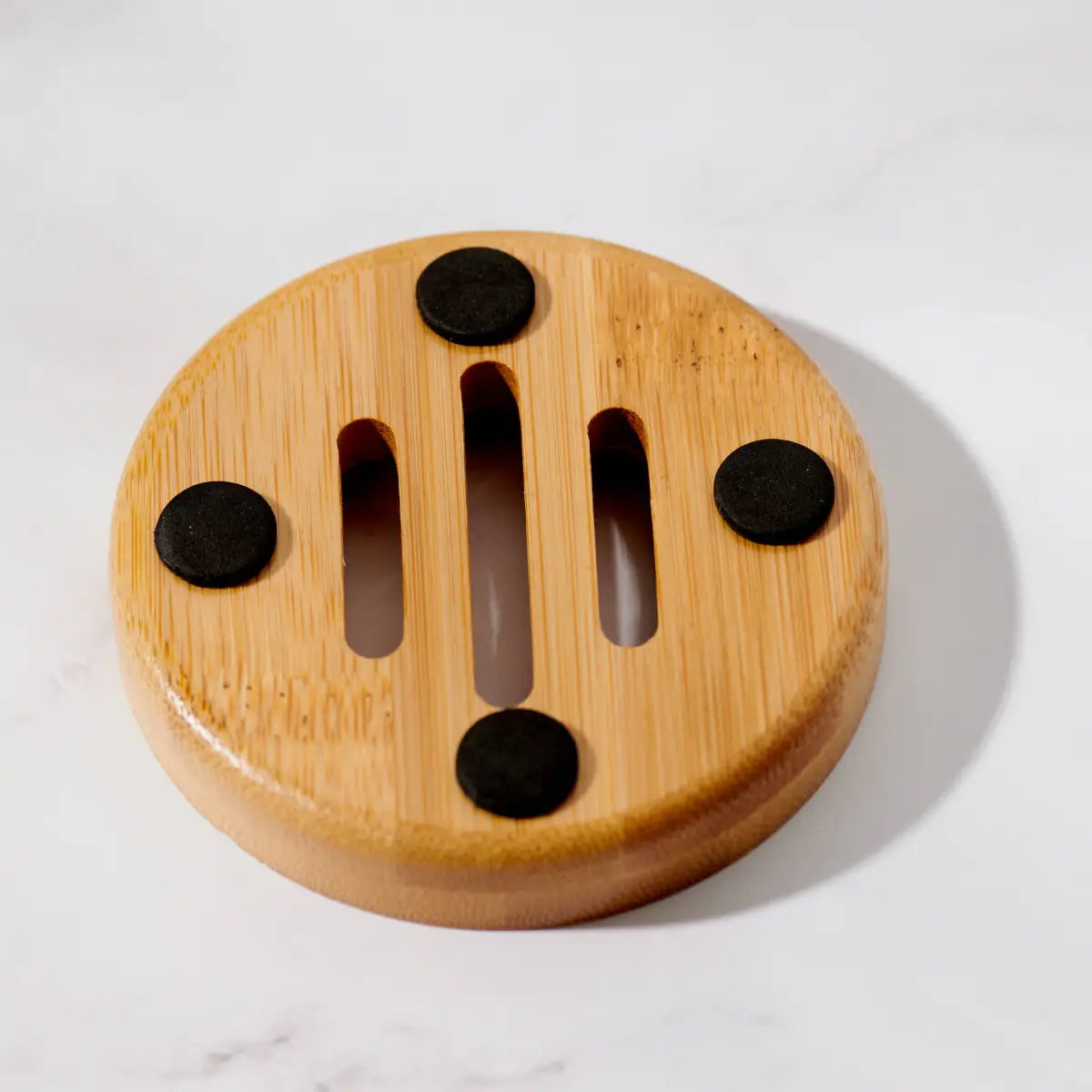 Circular Soap Dish - Bamboo - Desesh