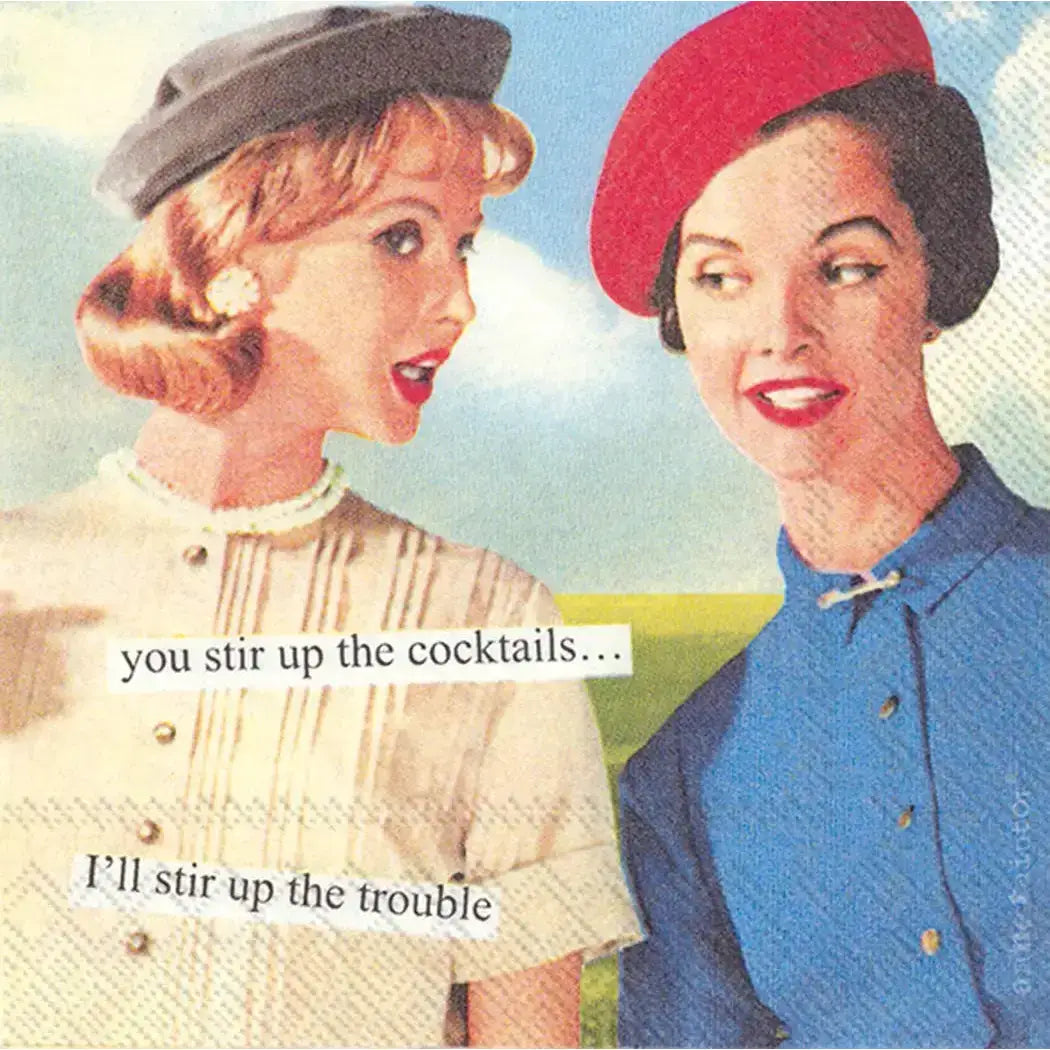 Cocktail Napkins - Stir Up Cocktails - Anne Taintor - Boston International