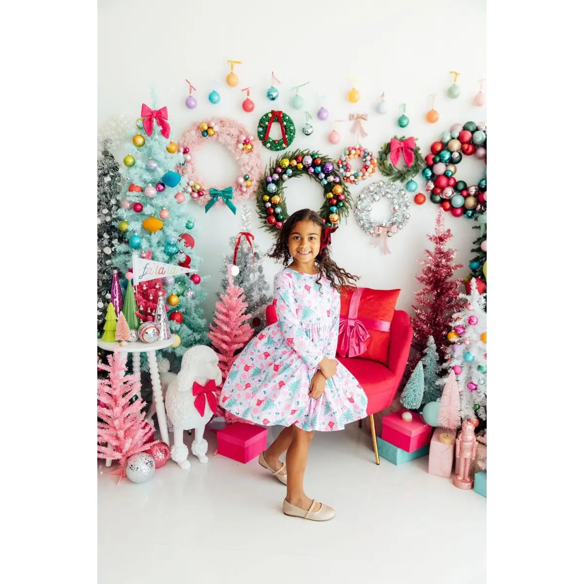 Pocket Twirl Dress - Cocoa Kisses - Christmas - Mila & Rose ®