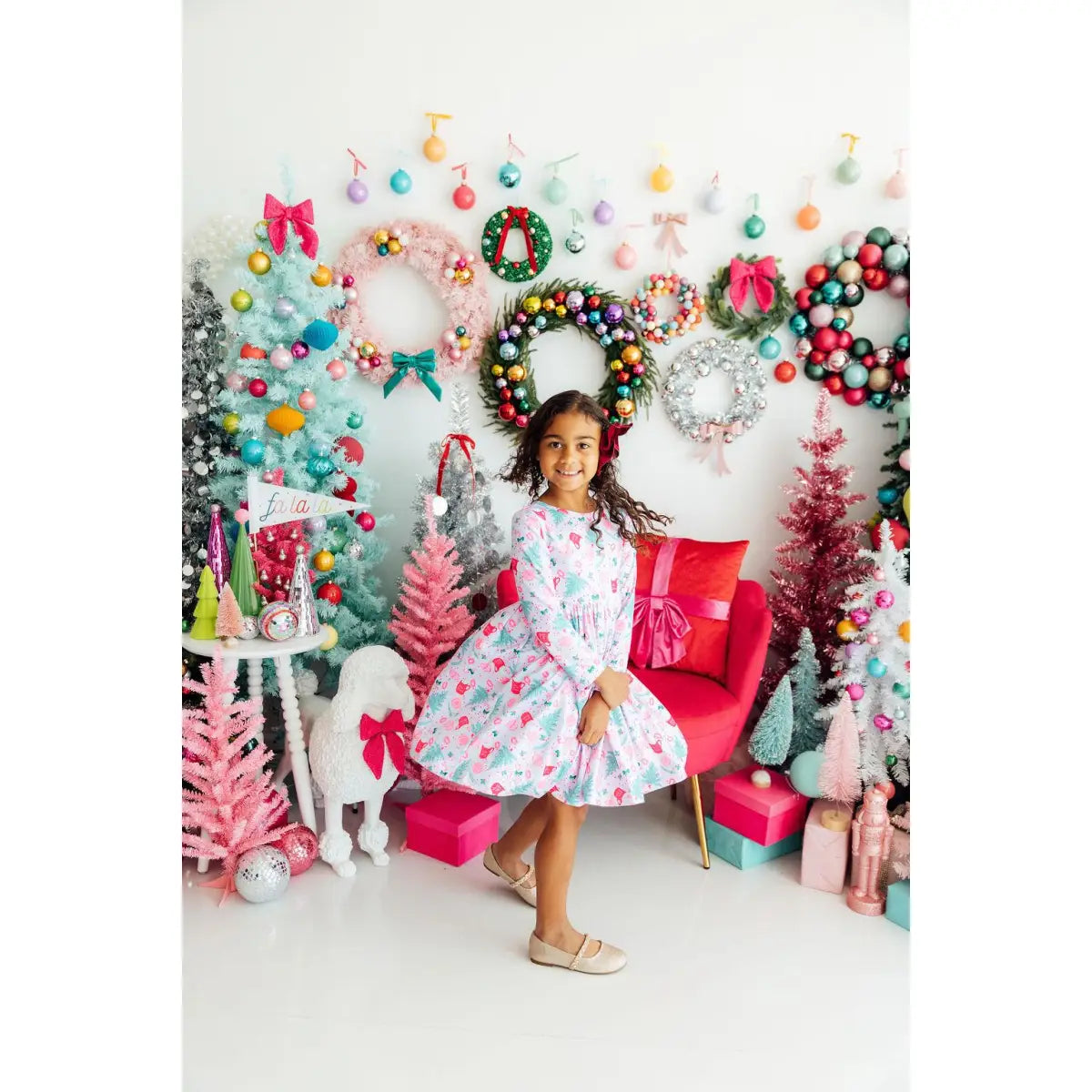 Pocket Twirl Dress - Cocoa Kisses - Christmas - Mila & Rose ®