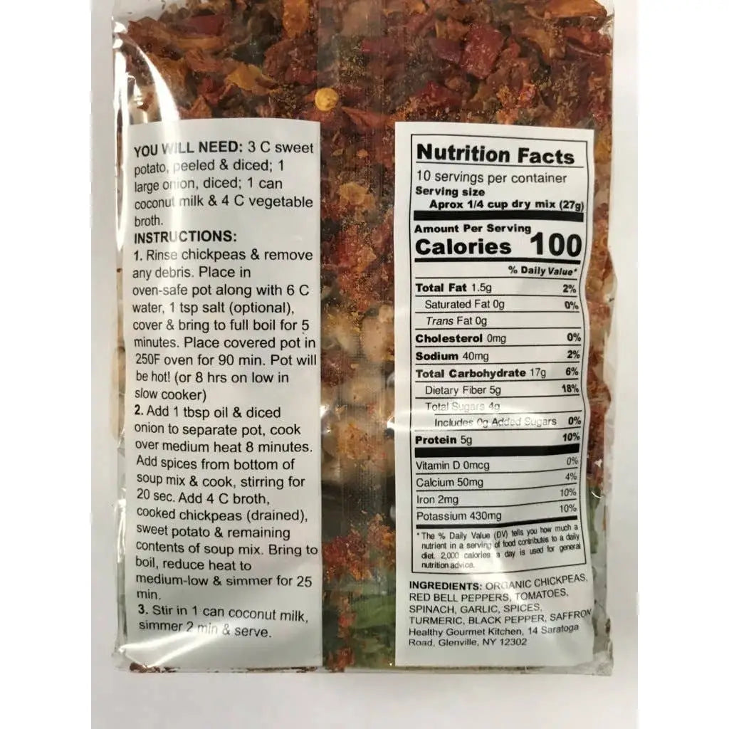 Soup Mix - Coconut Curry Chickpea Stew - Healthy Gourmet Kitchen
