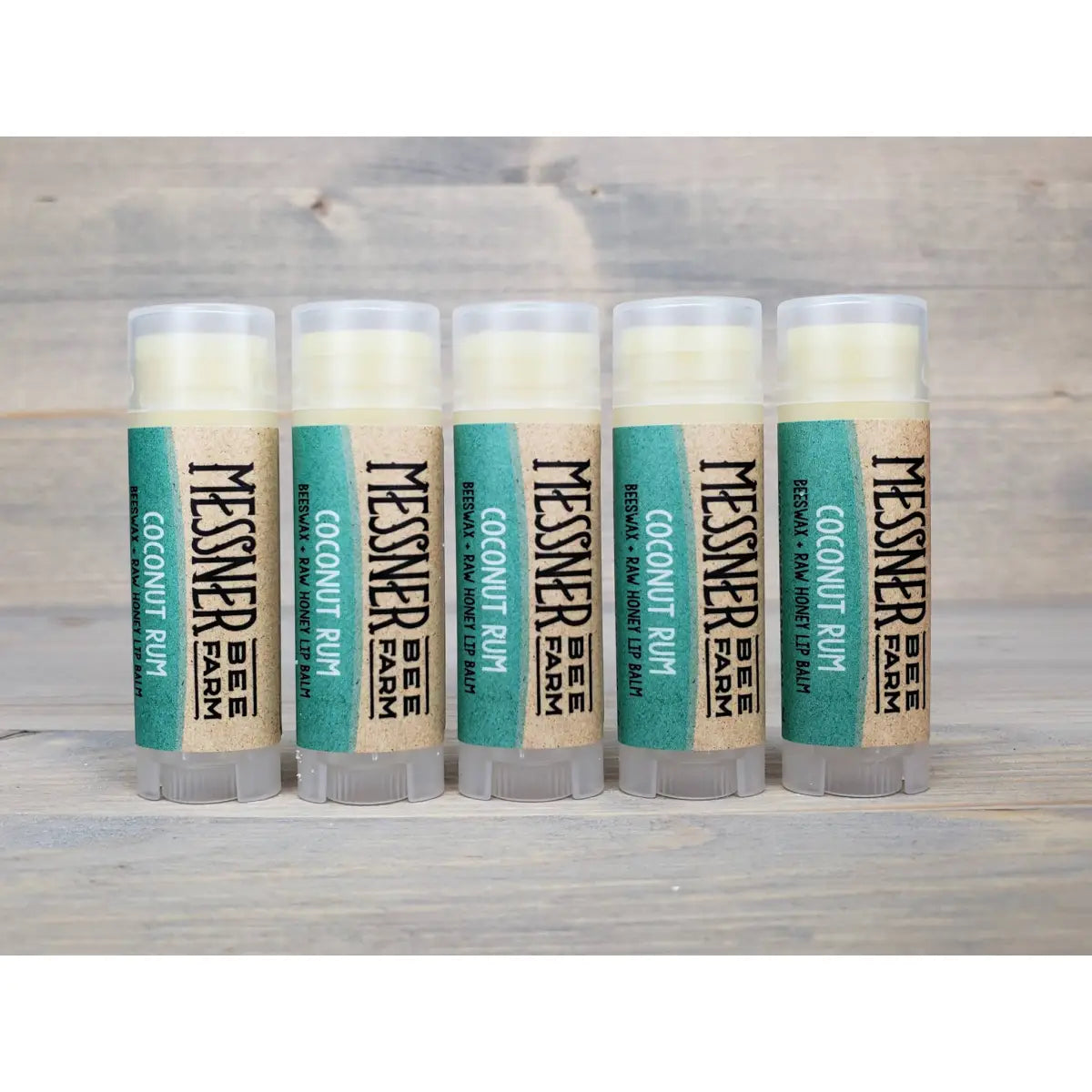 Lip Balm - Coconut Rum - Handmade with Beeswax - Messner Bee Farm