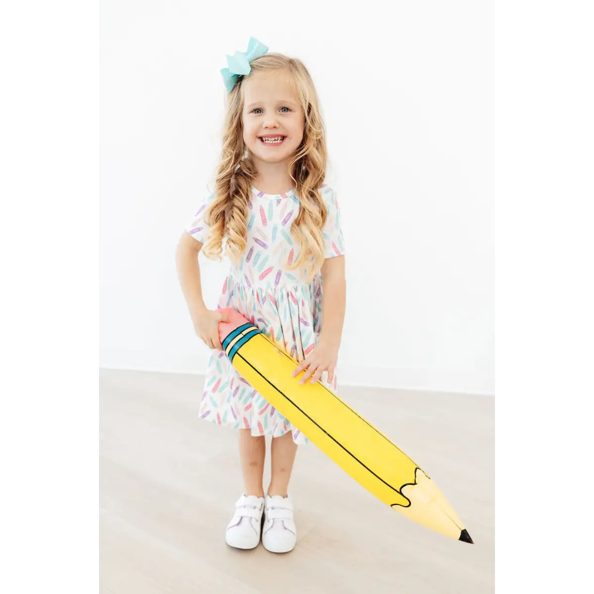 Pocket Twirl Dress - Color Crayons for School - Mila & Rose ®