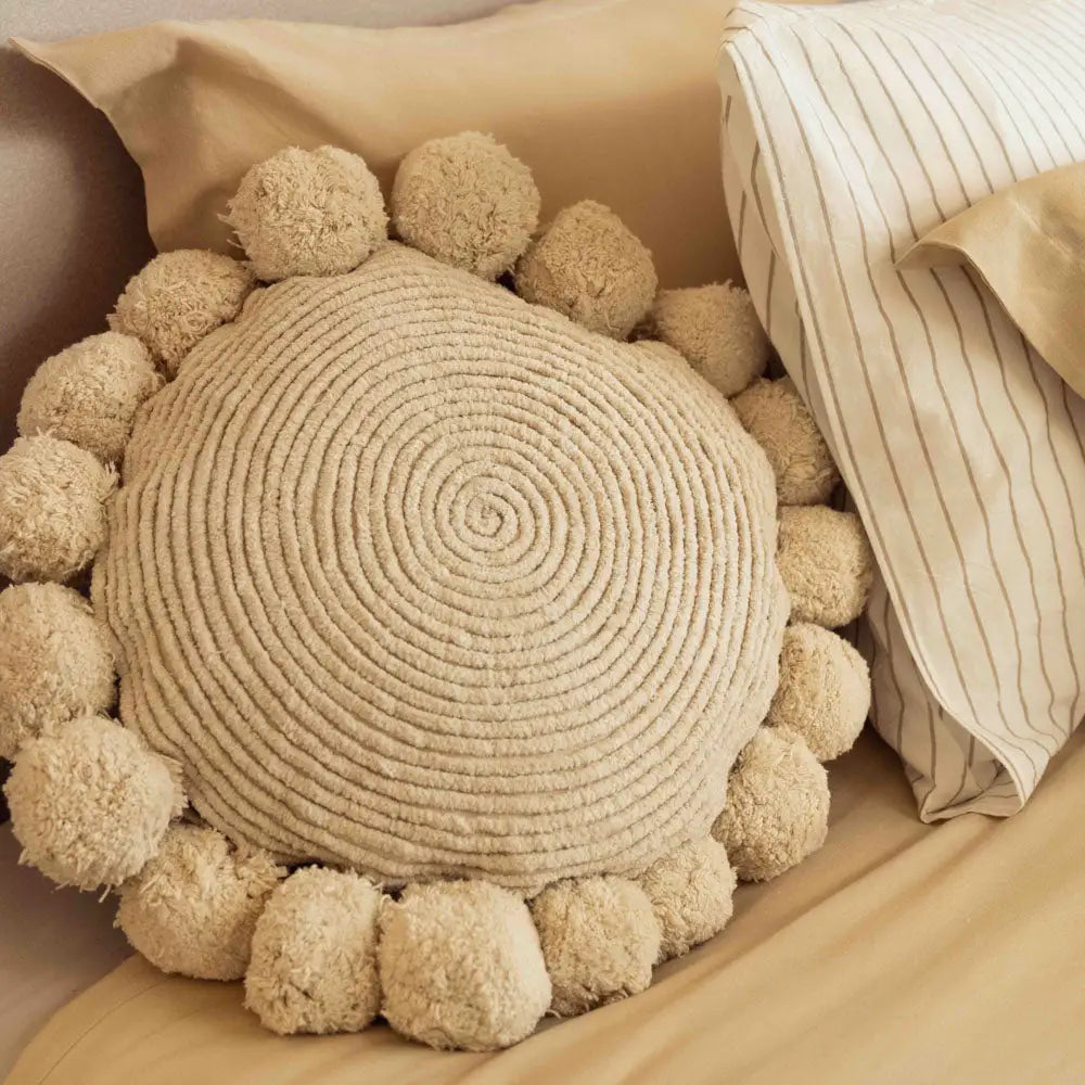 Round Decorative Pillow Insert Sham Stuffer - ComfyDown 95% Feather 5% Down MADE IN USA - ComfyDown