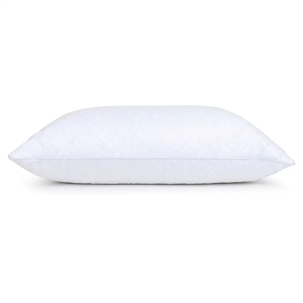 ComfyPlush Supportive Bed Pillow Premium Down and Feather Fill - ComfyDown