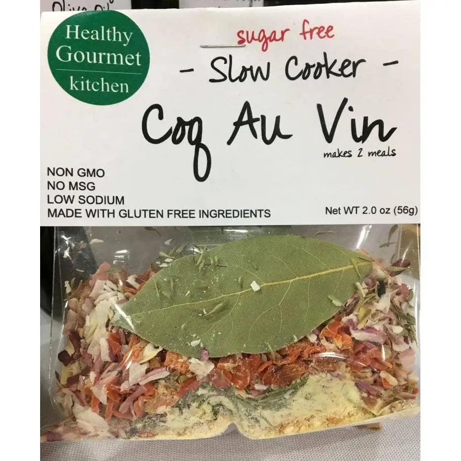 Slow Cooker Seasoning Mix - Coq Au Vin - Healthy Gourmet Kitchen