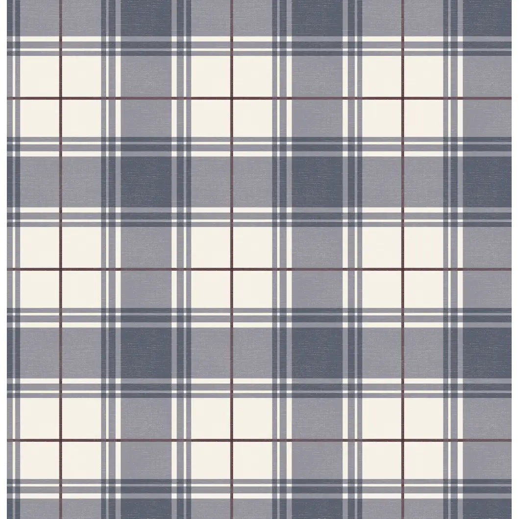 Corbin Wallpaper - Traditional Plaid - by Hailey Kiefer Designs - Loomwell Home Goods