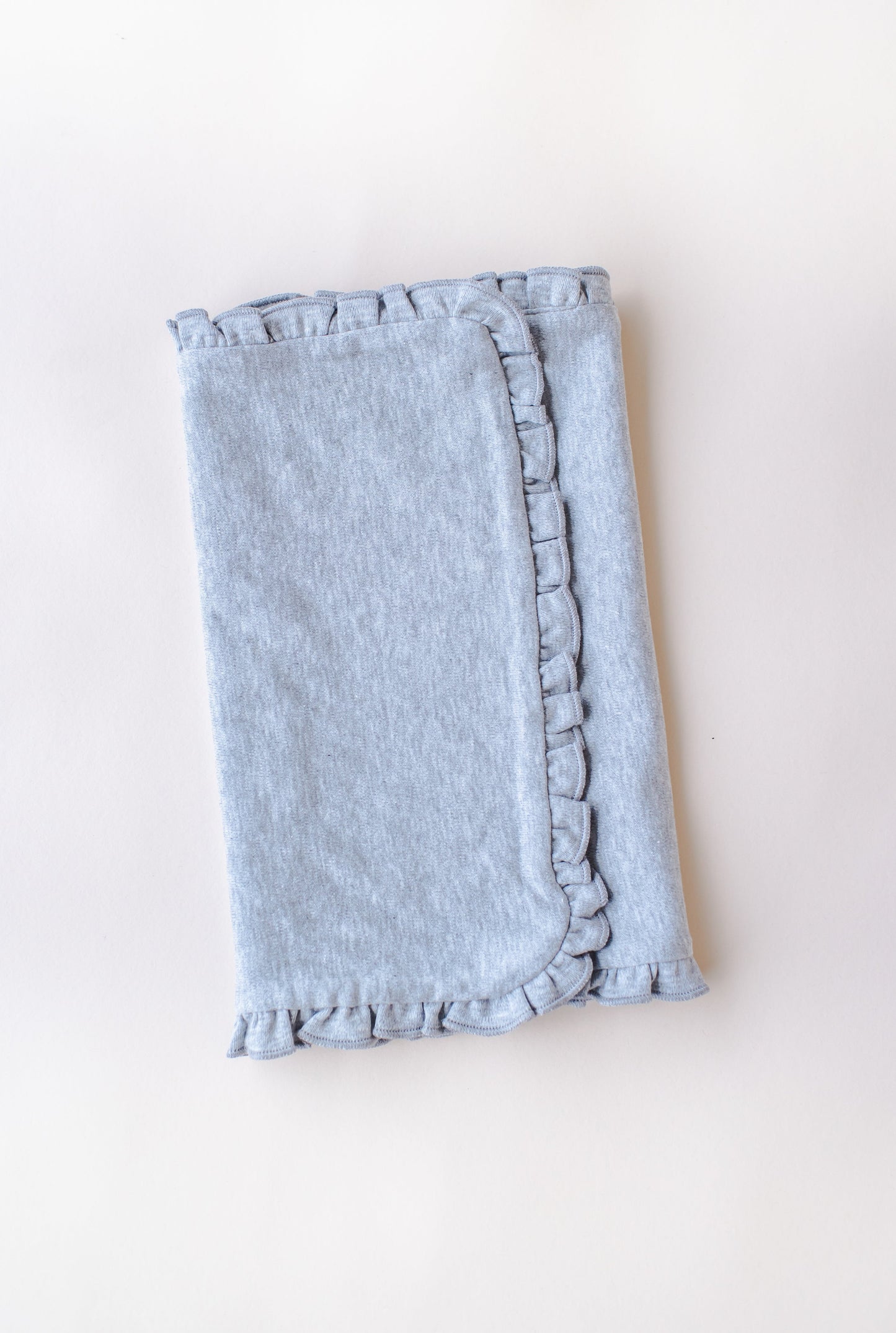Ruffle Burp Cloths - Grey / One Size - ARB Blanks